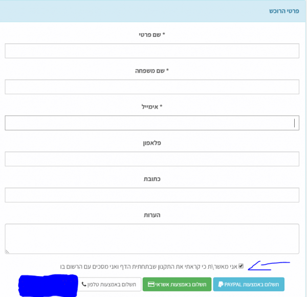פרטים אישיים אות בספר תורה
