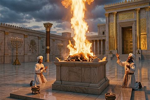 אש תוקד על המזבח